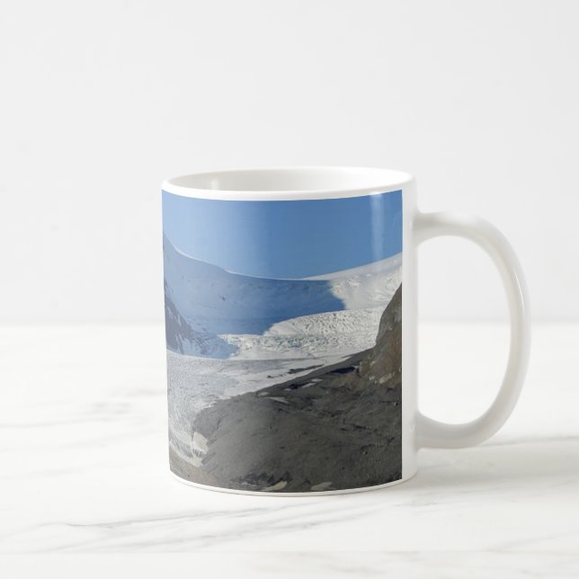 Caneca De Café Neve Canadá das geleiras do Parkway de Icefields (Direita)