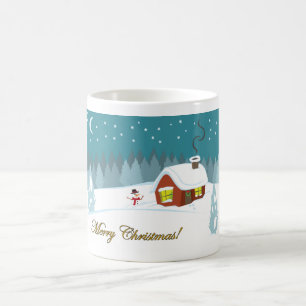 Caneca De Café Neve de inverno