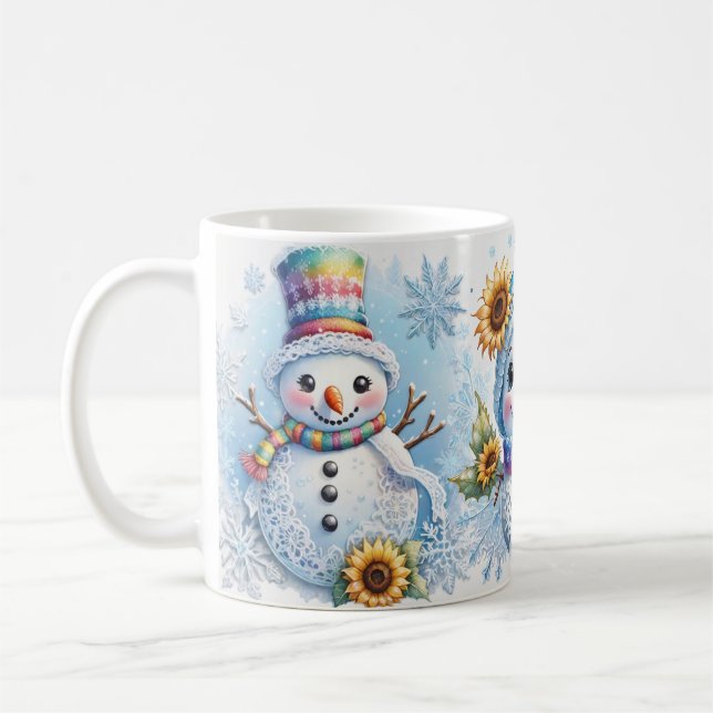 Caneca De Café neve de Natal (Esquerda)
