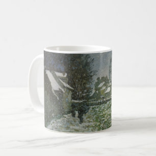 Caneca De Café Neve em Argenteuil por Claude Monet