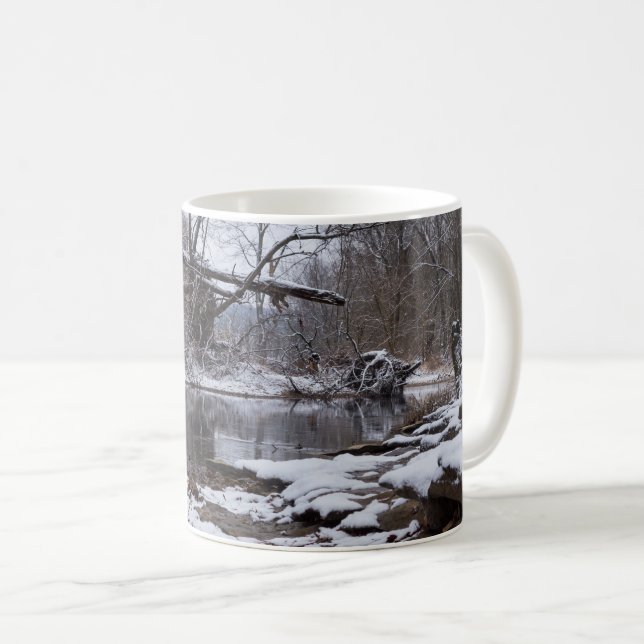 Caneca De Café Neve Em Finley Coffee Mug (Frente Esquerda)