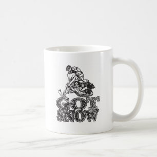 Caneca De Café Neve obtida Snowmobiler