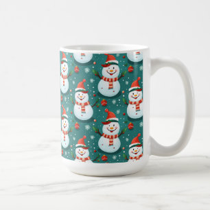 Caneca De Café Neves Bonitos com árvore de Natal
