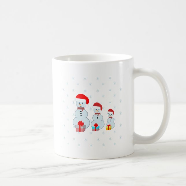 Caneca De Café Neves-cristãos e flocos de neve (Direita)