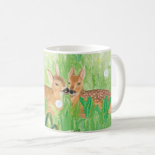 Caneca De Café Névoa - Névoas na Ilustração da Grama Alta