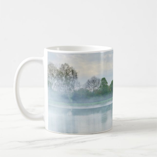 Caneca De Café Nevoeiro no lago com o seu nome (Esquerda)