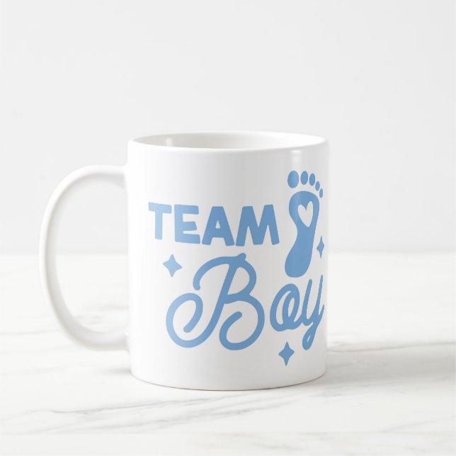 Caneca De Café New Baby Boy Team Boy (Esquerda)