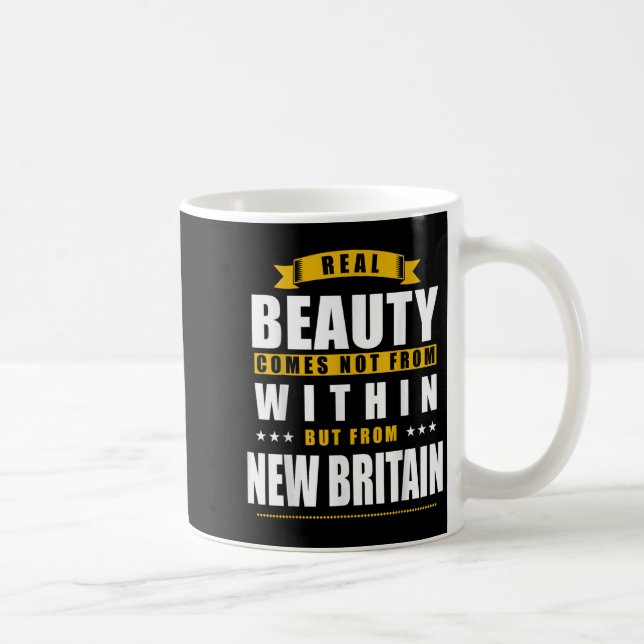 Caneca De Café New Britain - Funny D City Gift  (Direita)