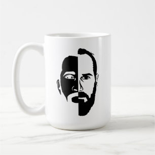Caneca De Café NEW Cedric e Brian Face Mug