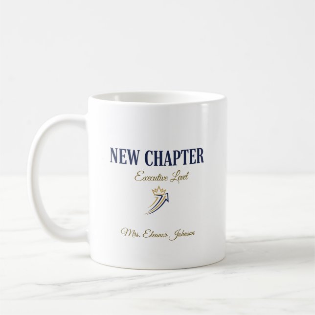 Caneca De Café New Chapter Executive Level Personalized (Esquerda)