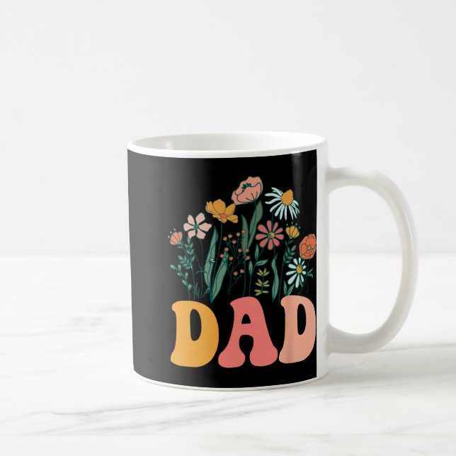 Caneca De Café New Dad Wildflower First Birthday &amp; Baby Showe (Direita)