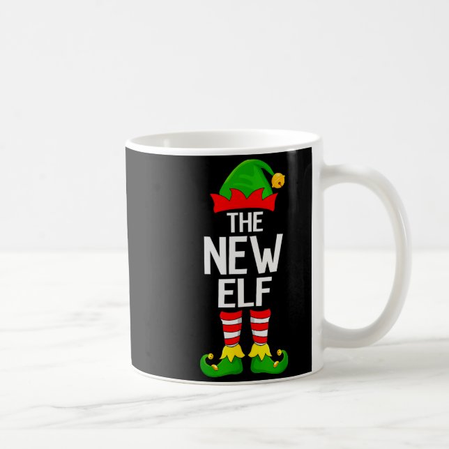 Caneca De Café New Elf Xmas Matching Family Elf Squad Christmas  (Direita)