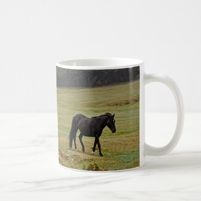 Caneca De Café New Forest Ponies de Hampshire Inglaterra (Direita)