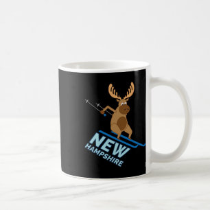 Caneca De Café New Hampshire Nh Skiose Moose Winter Shirt