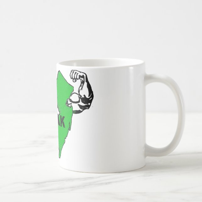 Caneca De Café New-jersey: Não para o fraco (Direita)