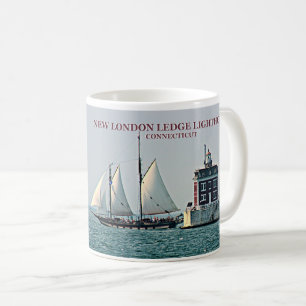 Caneca De Café New London Ledge Lighthouse, Connecticut Mug