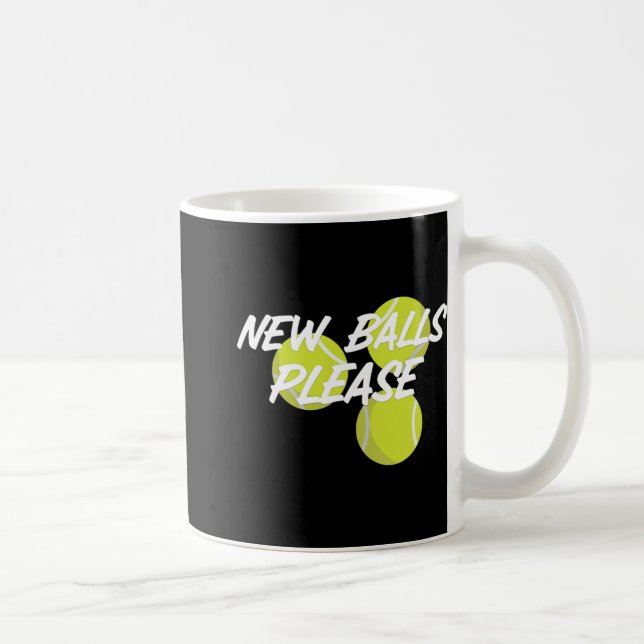Caneca De Café New Please Funny Tennis  (Direita)