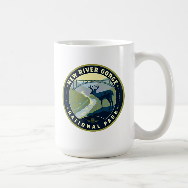 Caneca De Café New River Gorge National Park (Direita)