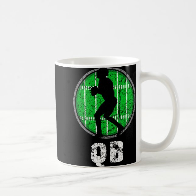 Caneca De Café New, Usa Football Quarter Back, Nostalgic Nge Vint (Direita)