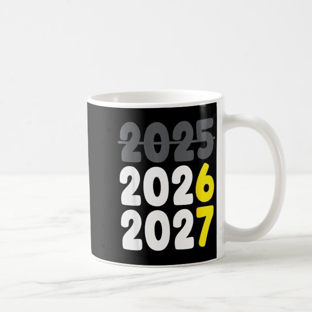 Caneca De Café New Year 2026 Funny Six Seven 67 Meme Gen Alpha Sl (Direita)