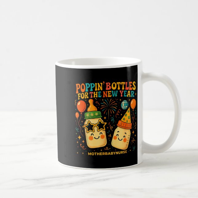 Caneca De Café New Year Celebration Pn Bottles Mother Baby Nicu N (Direita)
