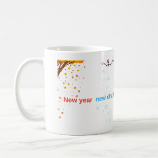 Caneca De Café New Year New Chapter Same Coffee Obsession - Four