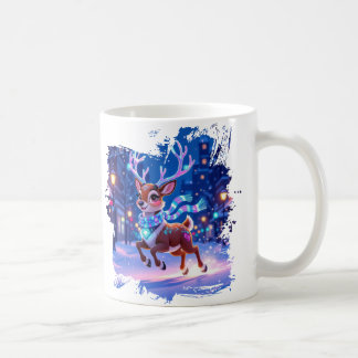 Caneca De Café New Year's deer 