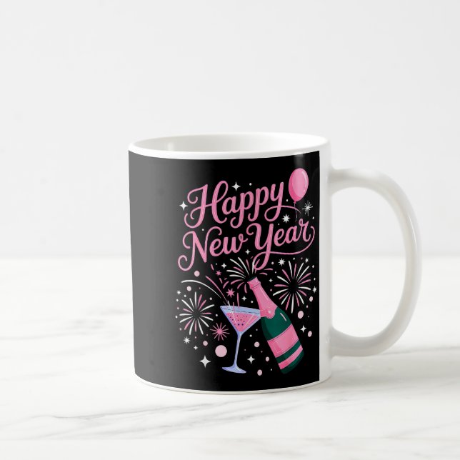 Caneca De Café New Years Eve Party Supplies 2026 Happy New Year F (Direita)