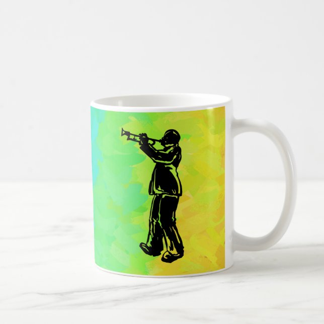Caneca De Café New York Boogie Nights Trumpet Rainbow (Direita)