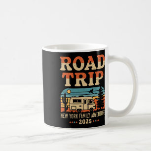 Caneca De Café New York Family Adventure Rv Camping Viagem Road T