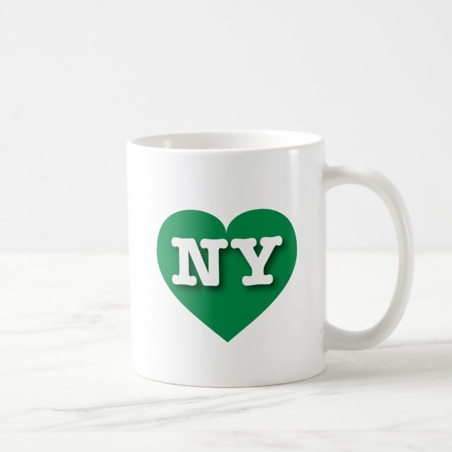 Caneca De Café New York Green Heart - Eu amo NY (Direita)
