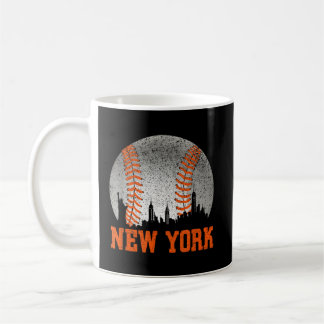 Caneca De Café New York Ny Skyline Baseball Reuniu-Se Em Gameday
