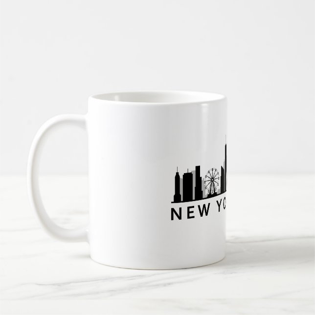 Caneca De Café New York Skyline (Esquerda)