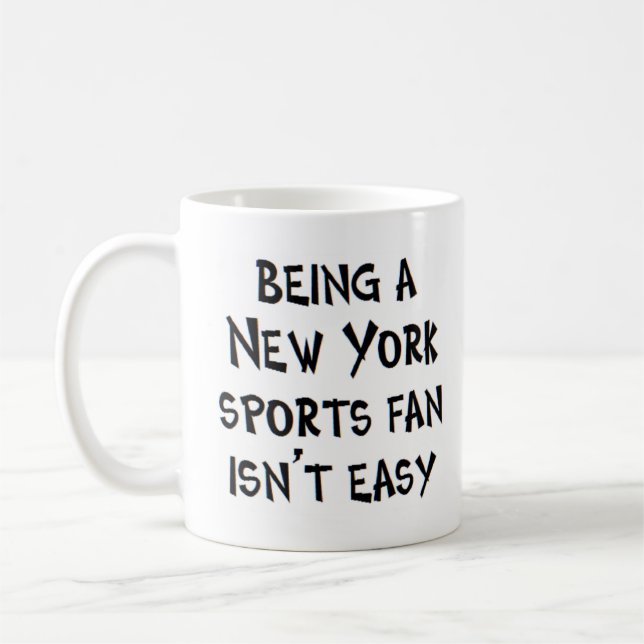Caneca De Café new york sports fan, being (Esquerda)