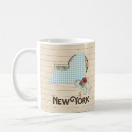 Caneca De Café New York State Mug - Perfeito para Mug amantes