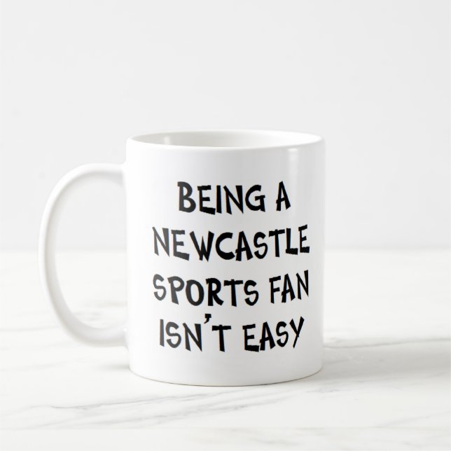 Caneca De Café newcastle sports fan, being (Esquerda)