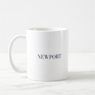 Caneca De Café Newport RI Mug - Classic Coastal New England Gift