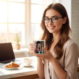 Caneca De Café Next Era Class of 2026 Graduation Photo Mug 