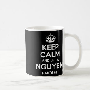 Caneca De Café Nguyen Funny Surname Family Tree Birthday