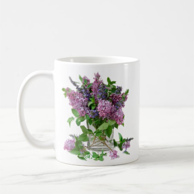 Caneca De Café NH Lilac Mug por Diane Heller (Esquerda)