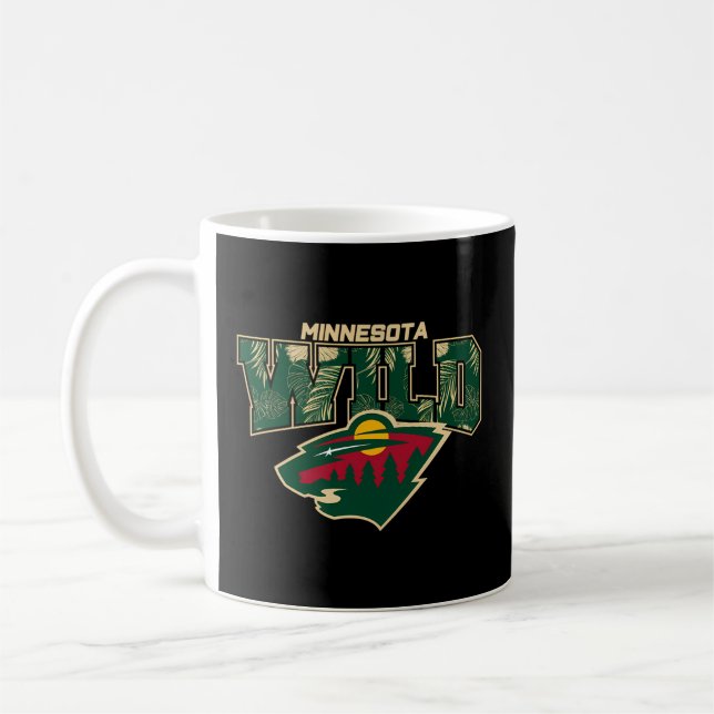 Caneca De Café Nhl Surf Skate Minnesota Wild Palm Beach (Esquerda)