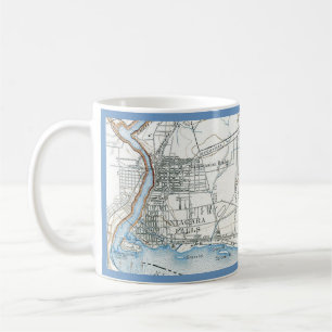 Caneca De Café Niagara Falls Map Mug