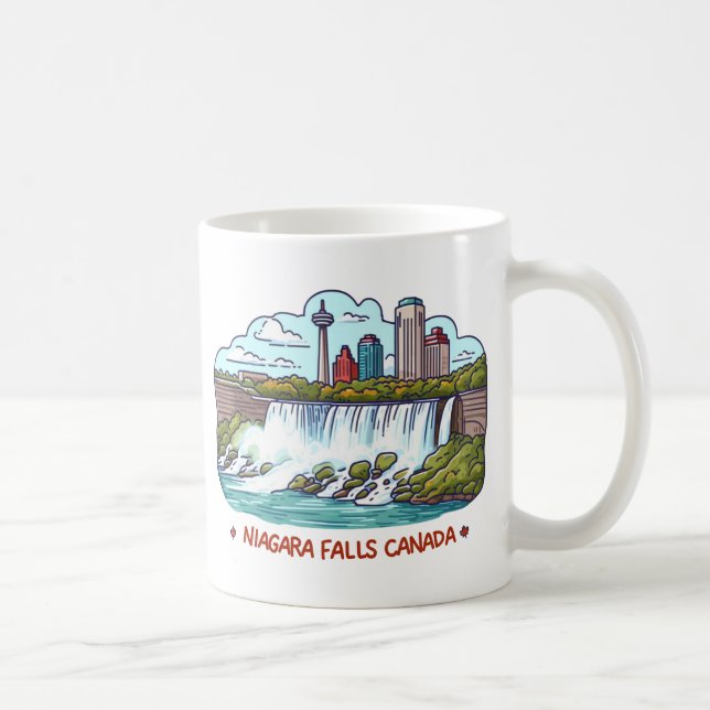 Caneca De Café Niagara Falls Ontario Canadá (Direita)