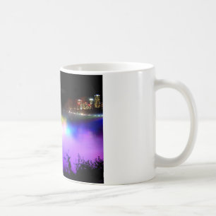 Caneca De Café Niagara-Queda-sob-projector-em-noite