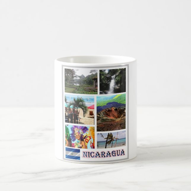Caneca De Café Nicarágua - Mosaico - (Centro)