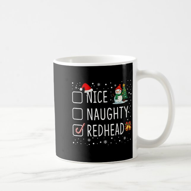 Caneca De Café Nice Naughty Redhead  (Direita)