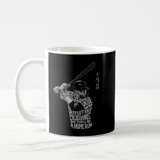Caneca De Café Nick Castellanos Baseball (Esquerda)