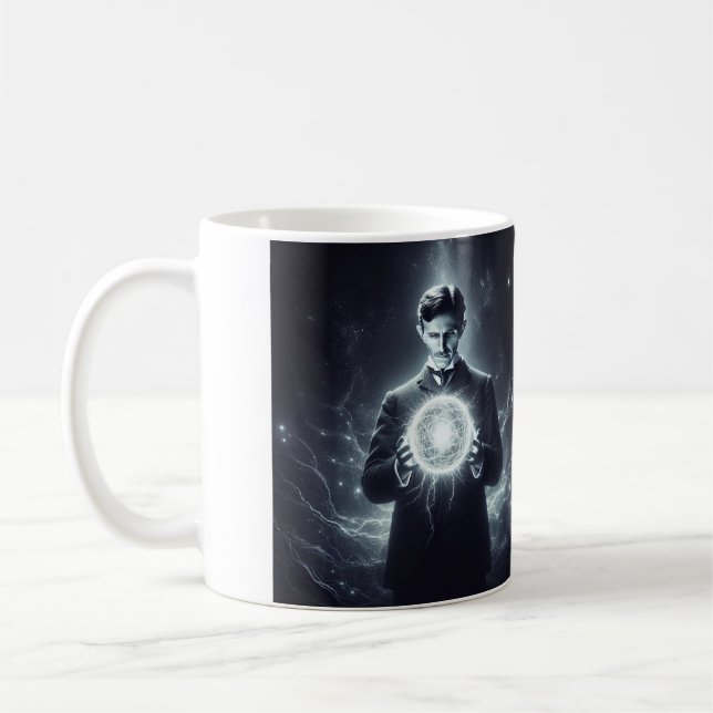 Caneca De Café Nicola Tesla  (Esquerda)