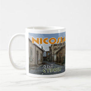 Caneca De Café Nicósia, Visite Chipre I Love