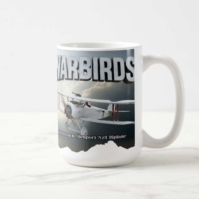 Caneca De Café Nieuport francês N.24 da WWI (Direita)